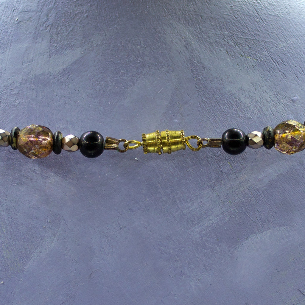 Bone skeleton necklace