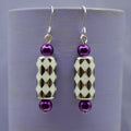 Simple clown earrings