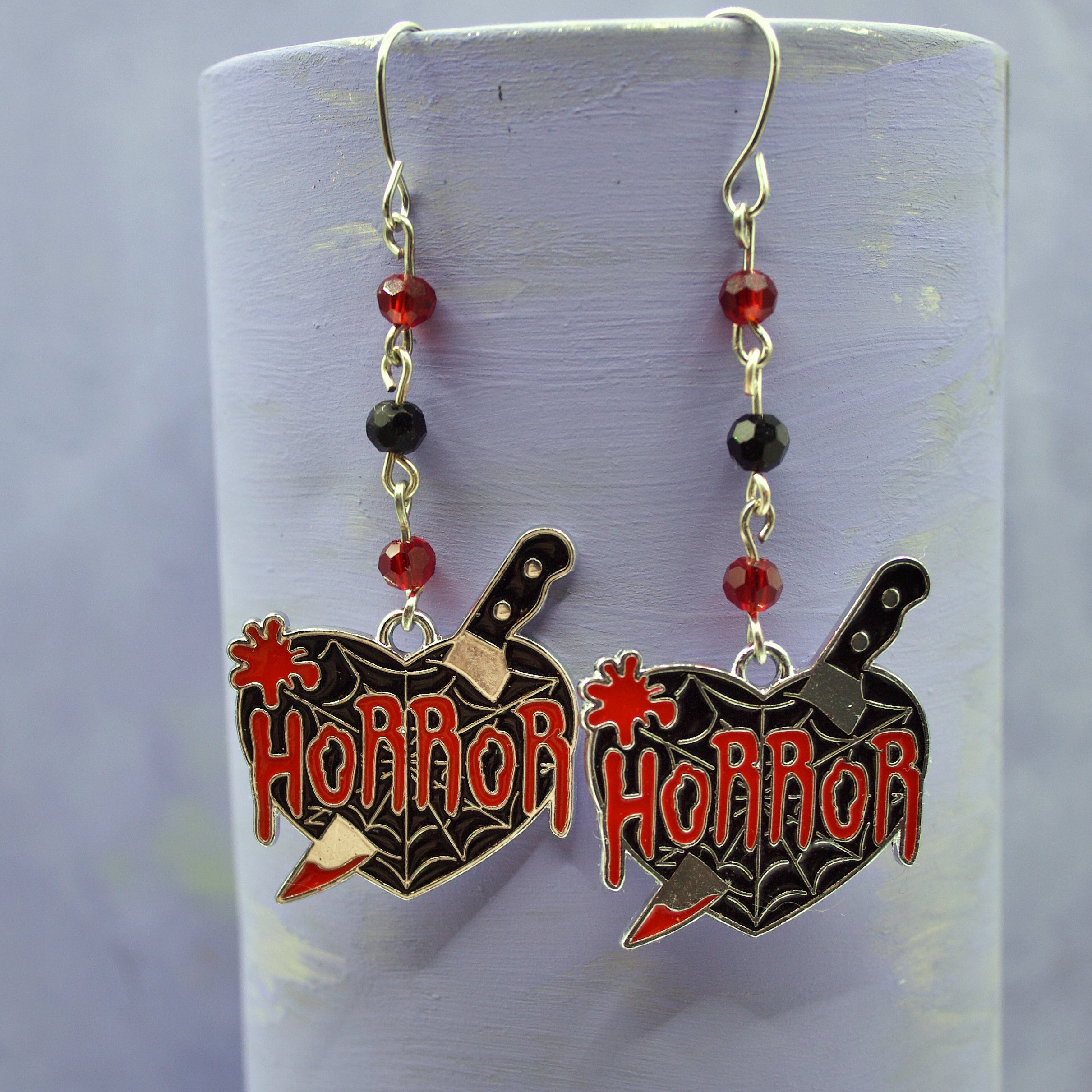 Horror earrings