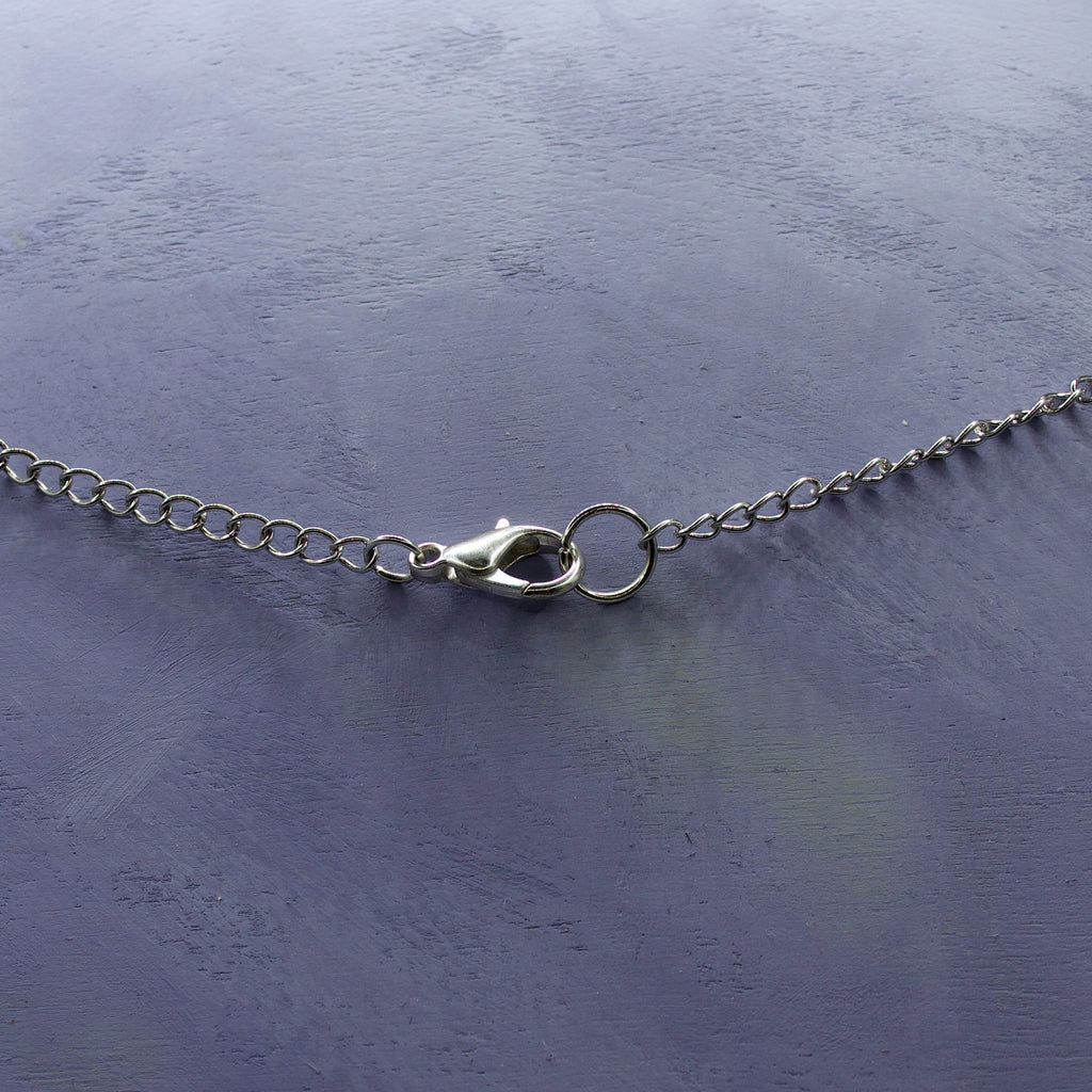 Chakra moon phase necklace