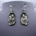 Till death coffin earrings